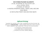 2023 Hyundai Palisade Calligraphy AWD