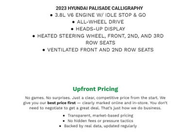 2023 Hyundai Palisade Calligraphy AWD