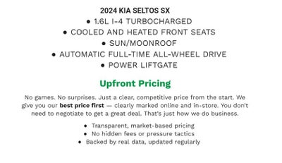2024 Kia Seltos SX