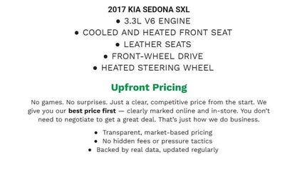 2017 Kia Sedona SXL