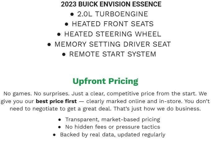 2023 Buick Envision AWD 4dr Essence