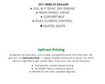 2011 BMW Z4 2dr Roadster sDrive30i