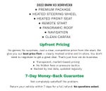 2022 BMW X3 xDrive30i