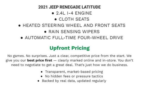 2021 Jeep Renegade Latitude