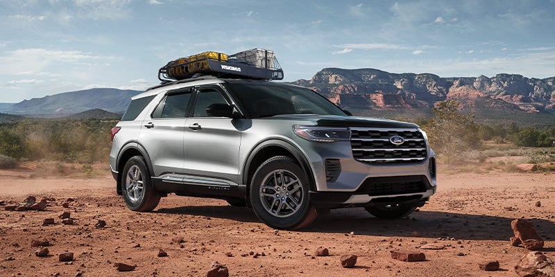 2025 Ford Explorer in desert