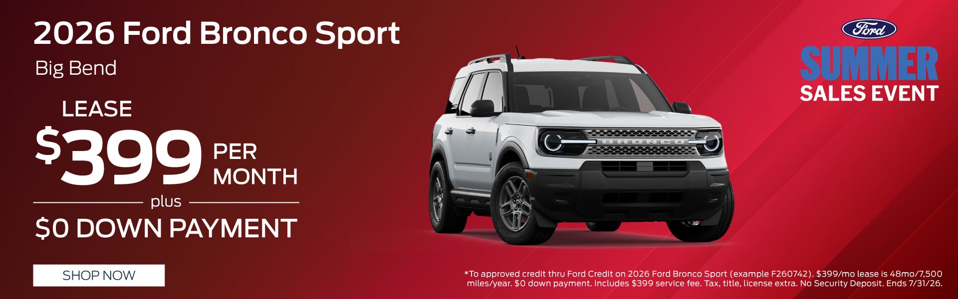 2026 Ford Bronco Sport